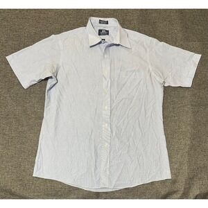 Stafford Men's 16 Striped Short Sleeve Shirt